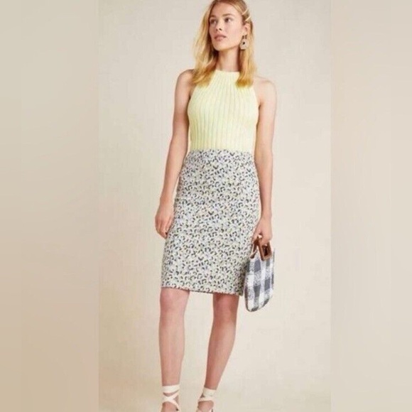 Anthropologie MAEVE Leopard Jacquard Pencil Skirt
Size XL NWT - Picture 1 of 6